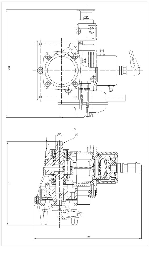 Lightweight Sinotruk Spare Parts Special Gasoline Engine For Aircraft / Ship Model