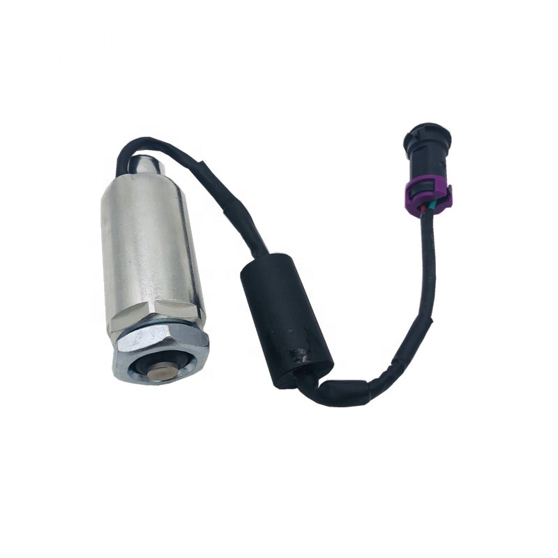 Fuel Engine 498 Oil Stop Flameout Solenoid Valve Assembly B3754020-C387 Excavator Spare Parts