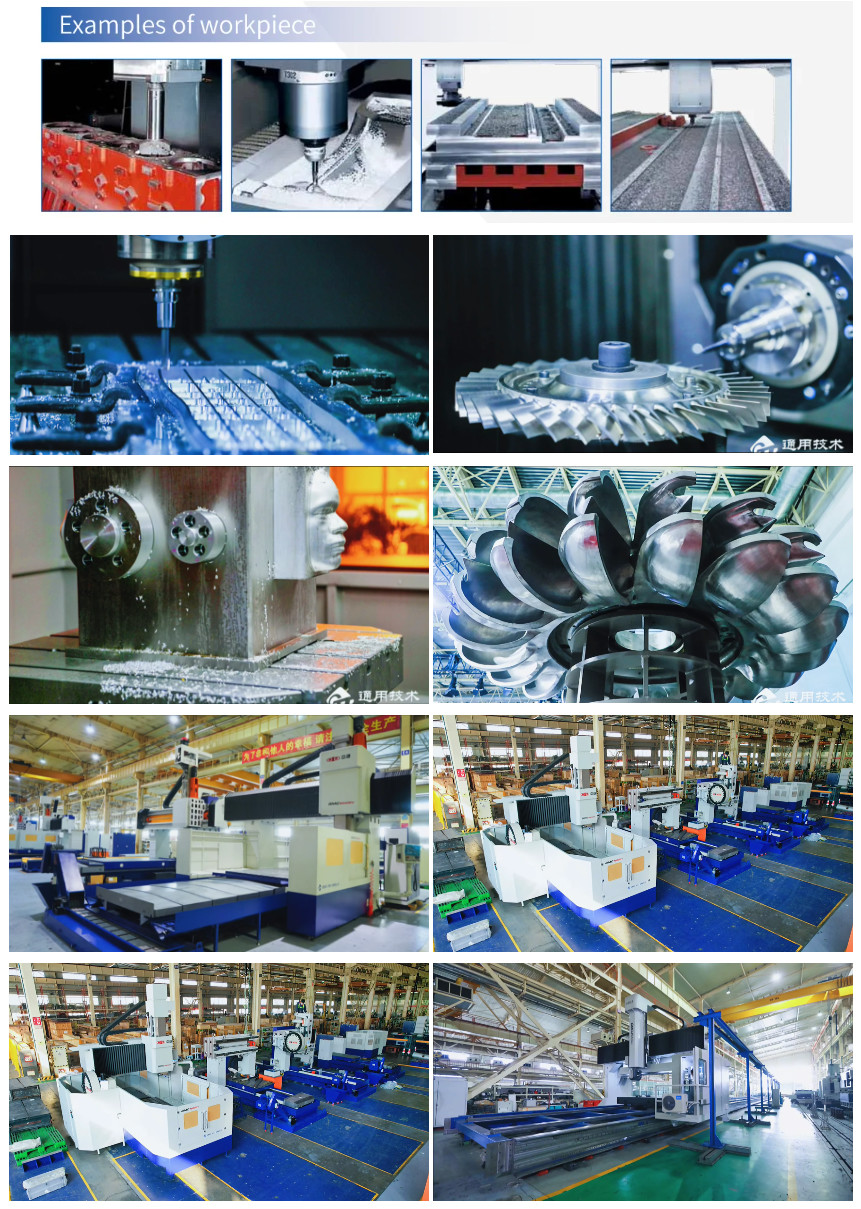 GMCr2 CNC Gantry Machining Center Heavy Duty Portal Boring And Milling Machine