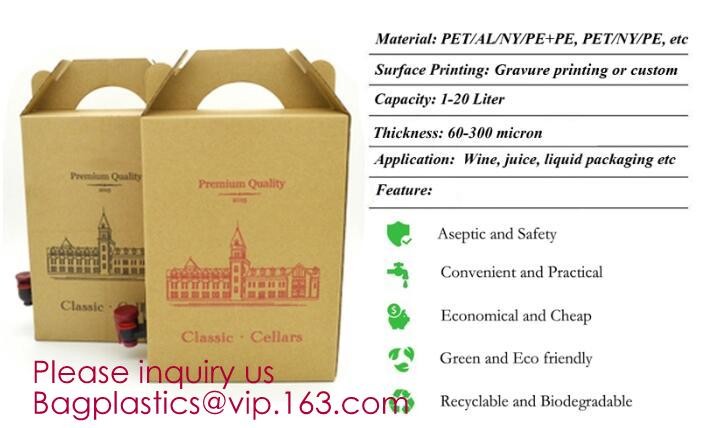 Bag in box packaging bib wine,Plastic Portable Wine Dispenser Bag In Box Red Wine,bag in box for edible oil , wine, milk