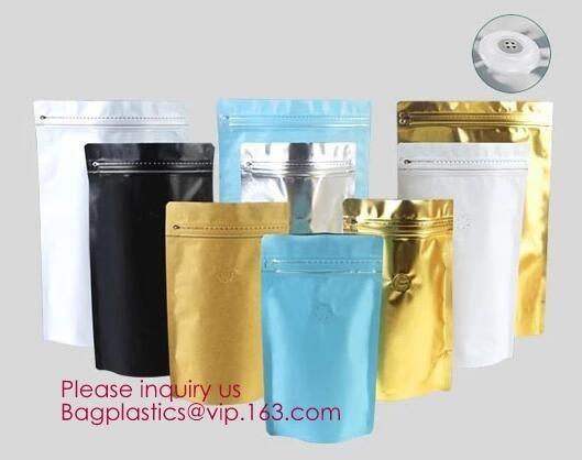 Online Product 135*265*75MM Stand Up Zipper Pouch Aluminum Foil Square Bottom