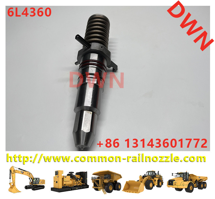 Construction Mechanical Engine Parts Diesel Fuel Injectors 4P9076 111-3718 For 3508 3512 3516 Engine