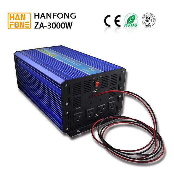 3000w pure sine wave power inverters with charger battery 12V 24V48V DC to 110V