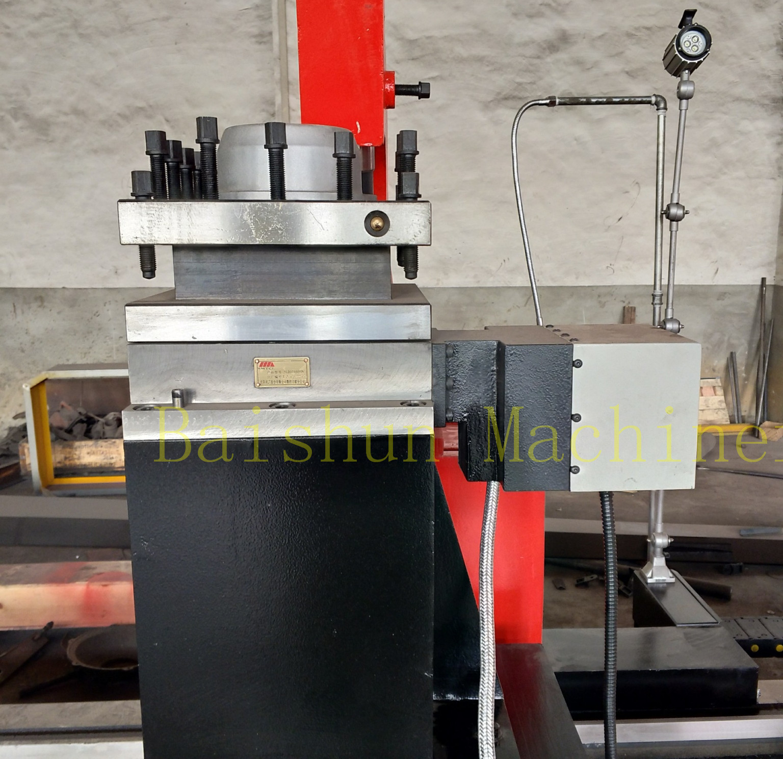 High Accuracy Bench Lathe Machine / Red Metal Lathe And Milling Machine