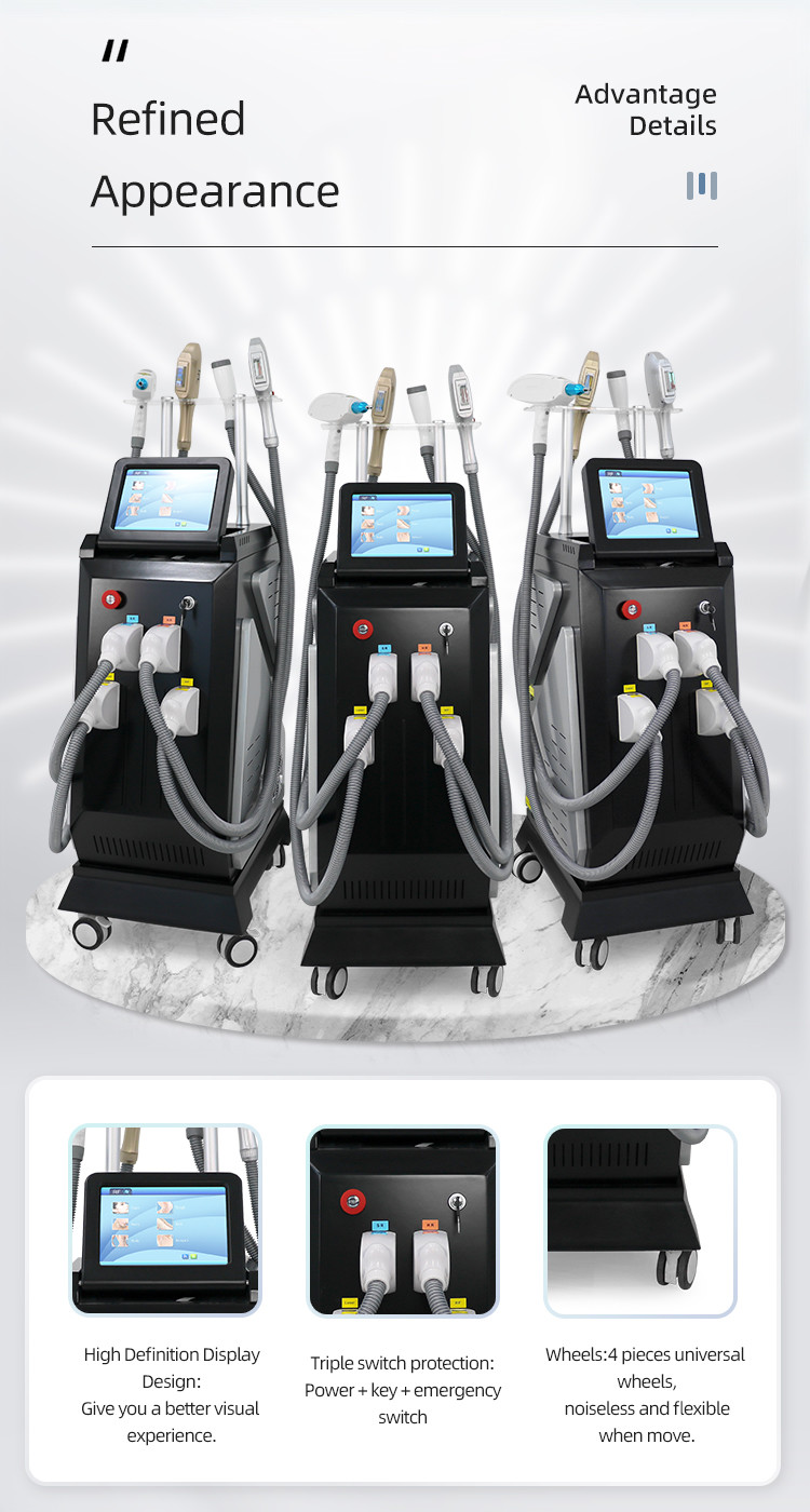 Powerful Dpl Machine Picolaser Opt Shr Ipl Hair Removal Machine 4 In 1