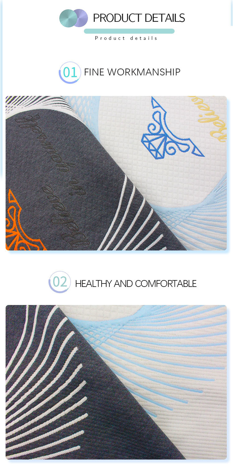 500g Knitted Jacquard Cloth Mattress Pillow Cushion Fabric Bamboo Fiber Cold Silk