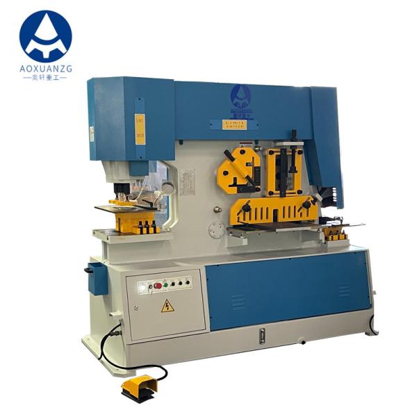 High Pressure 120T Punching Thickness 28mm Hydraulic Ironworker Machine, 2355