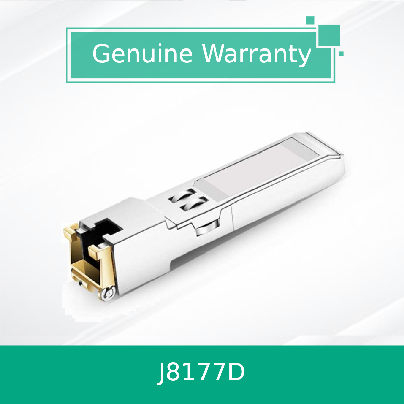  Hpe Aruba Networking Switch 1g SFP RJ45 T 100m Cat5e Transceiver (J8177D) Manufactures