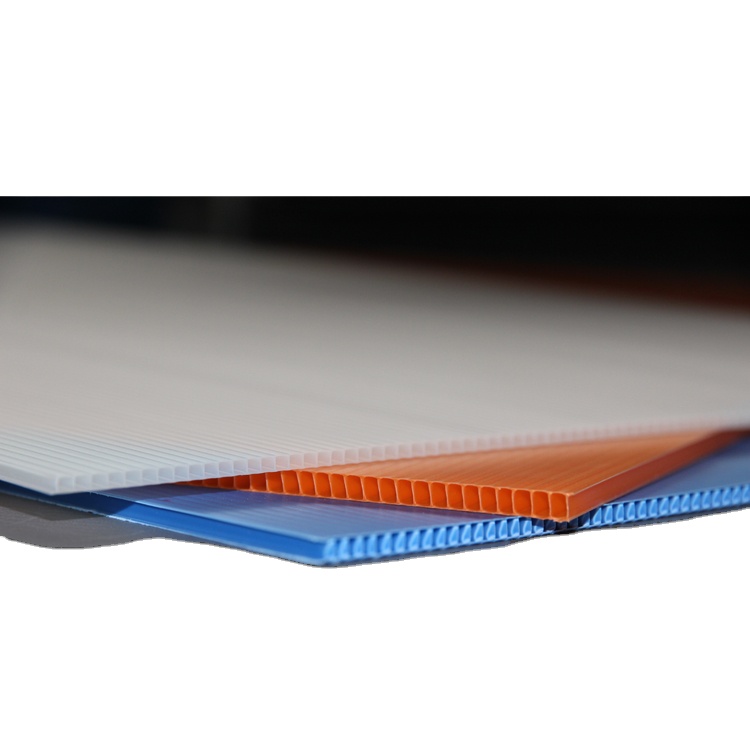 14mm White Corrugated Plastic Sheets PP Flute Board