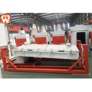 Two Layer Sieve Rotary Sifter Screener 8 - 16T/H Fully Enclosed Structure