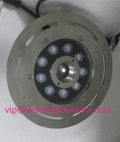 6PCS Drains LED Land Underwater Pond Lights 3 Sizes IP68 Waterproof 9W 12W 15W