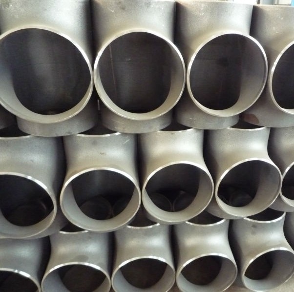 Ss201 Ss304 Ss321 Ss316l Butt Weld Stainless Steel Tee 4 Inch DIN2615