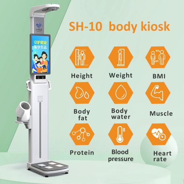 Bluetooth RS232 Height Weight Body Fat Scale 240V Measure Accurate Intelligent