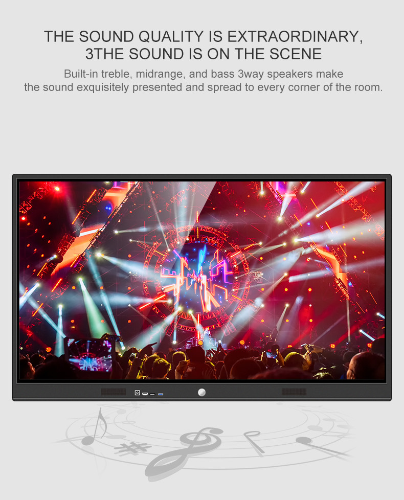 55 Inch hdmi USB rj45 Conference Touch Screen Interactive Whiteboard