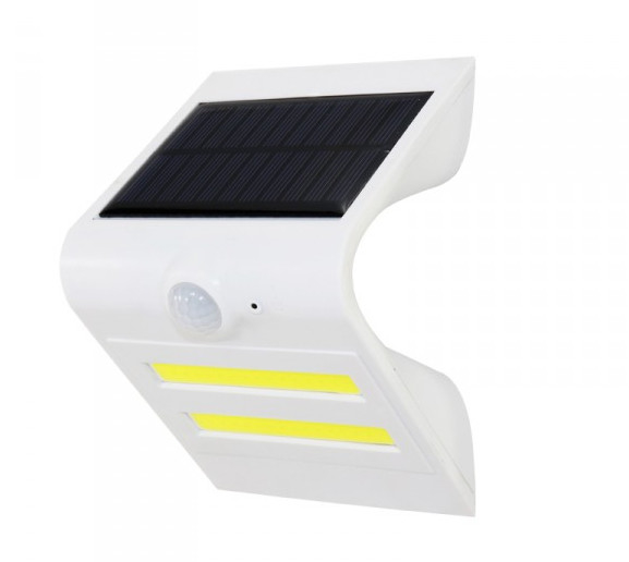 Led Wall Garden Outdoor Sensor Power Street Fence Spot Road Solar Light Waterproof