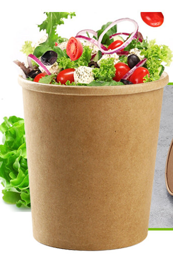 High speed disposable kraft paper soup cup paper bowl porridge bucket popcorn bucket salad bowl making machine