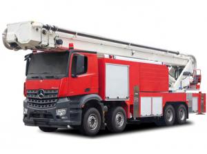  Mercedes Benz 60m Water Tower Fire Truck with 8000L Water & Foam Manufactures