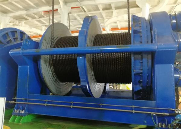 Heavy Duty 2200t Electric Lifting Winch Installation Vessel For Wind Power