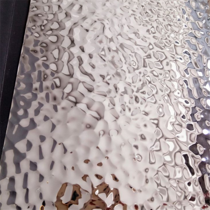 hammered stainless steel sheet mirror sheet 304 316 grade for wall decoration