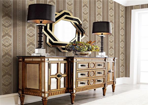 Quality Waterproof Country Dining Room Wallpaper / Contemporary Wall Coverings for sale