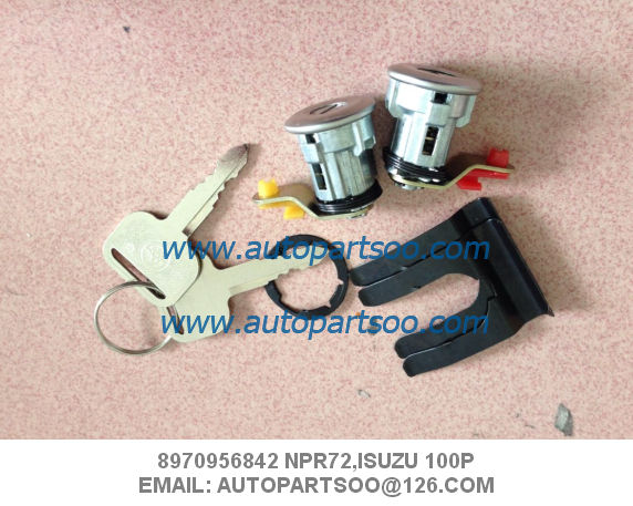ISUZU Door Locks 8970956842 lock the door right NPR72 ISUZU 100P Barrell and key