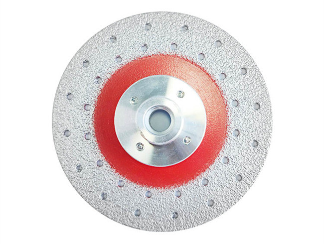 Deyi Dry Wet Dual Side Diamond Saw Blade 125mm Vacuum Brazed