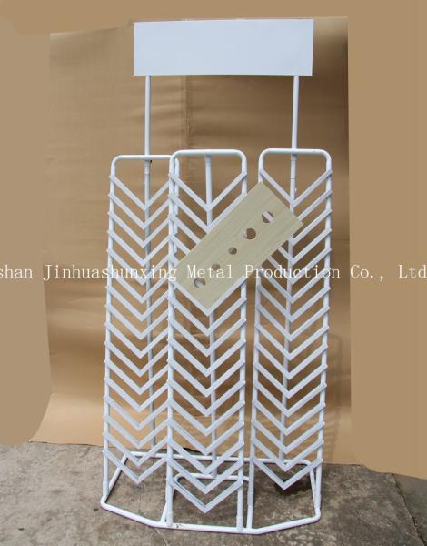 Length 1055mm Widh 585mm Waterfall Tile Sample Display Rack White With Ad For 36