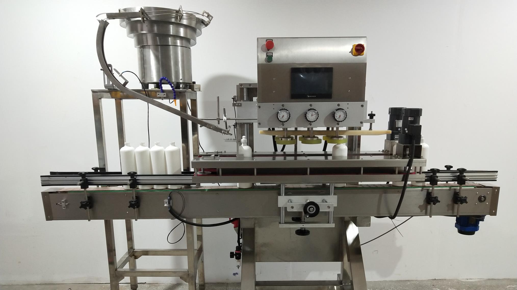 CM140 Gel Polish Bottle Screw Capper Dropper Vial Trigger Spray Twist Off Capping Machine