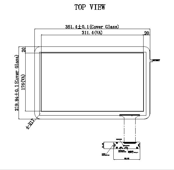 HD 14 Inch KTV Touch Screen Overlay Anti - Interference Ability , 4096*4096 Resolution