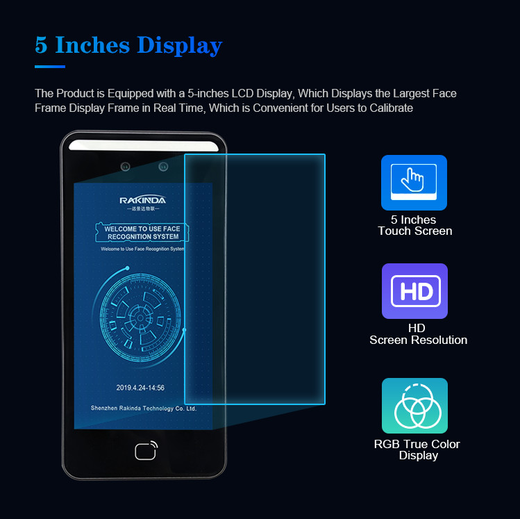 F1 2MP Smat Face Recognition Device With Wifi Wiegand Relay API SDK