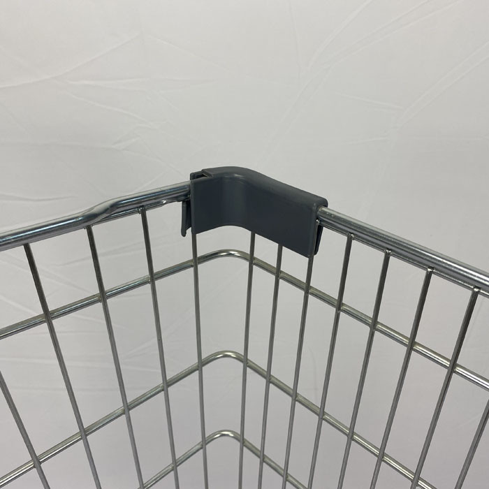 Grey 240L Supermarket Grocery Cart Australian Supermarket Metal Shopping Trolley