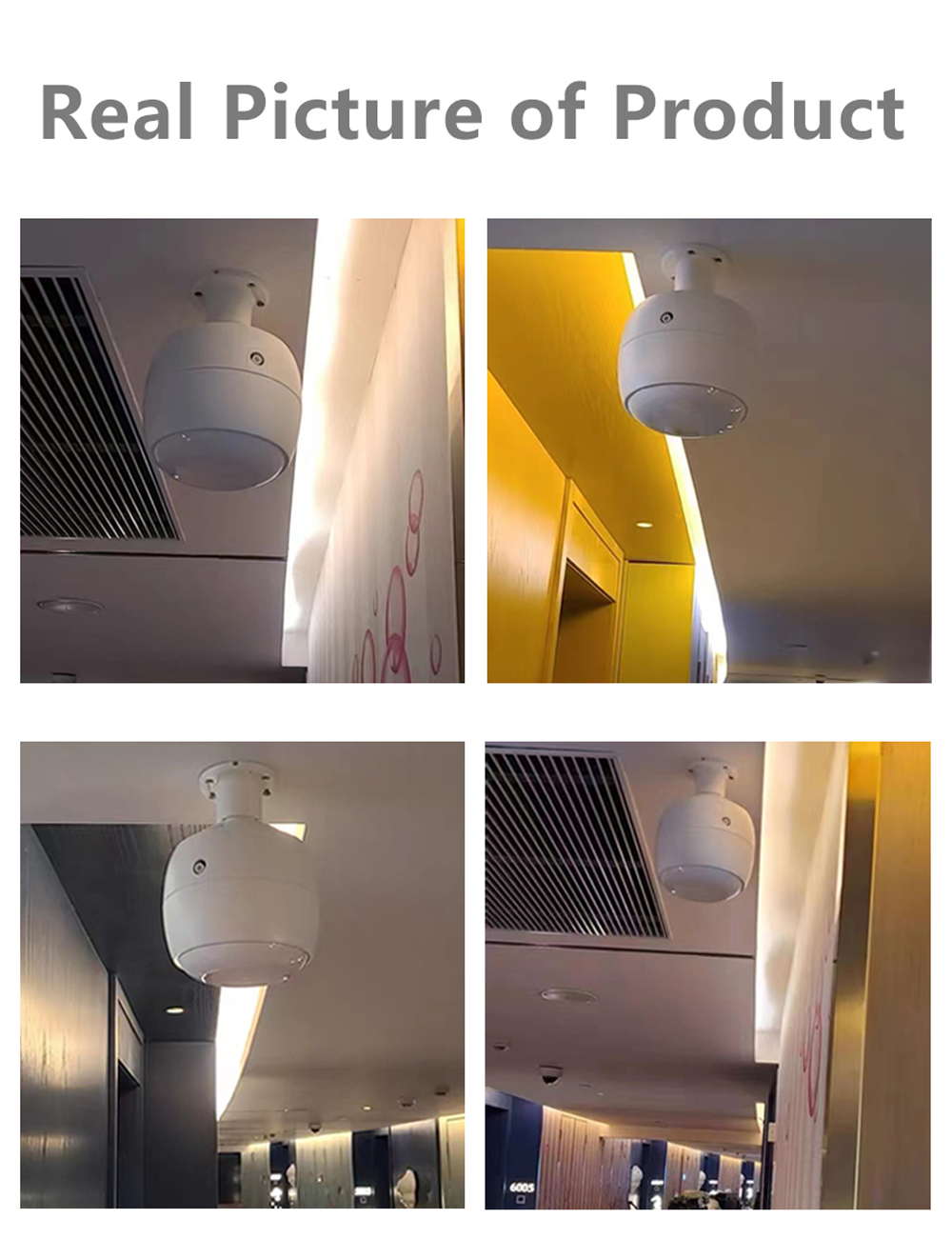 Modern Style Ceiling Plug in Fragrance Diffuser Machine Bluetooth Essential Oil Diffuser Electric Commercial Scent Diffuser