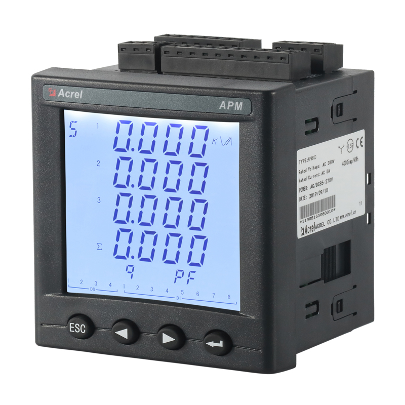 APM800 AC/DC 85V~265V Programmable Power Meter / 3 Phase 3 Wire Energy Meter