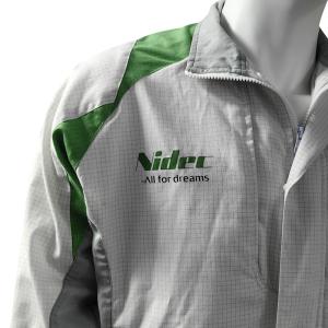 Lint Free Zipper Polyester Cotton TC Fabric Work Clothes ESD Antistatic Jacket