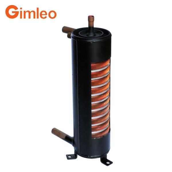 22mm Single Copper Tube Shell Heat Exchanger RAH08-CME For Condensortube Heat