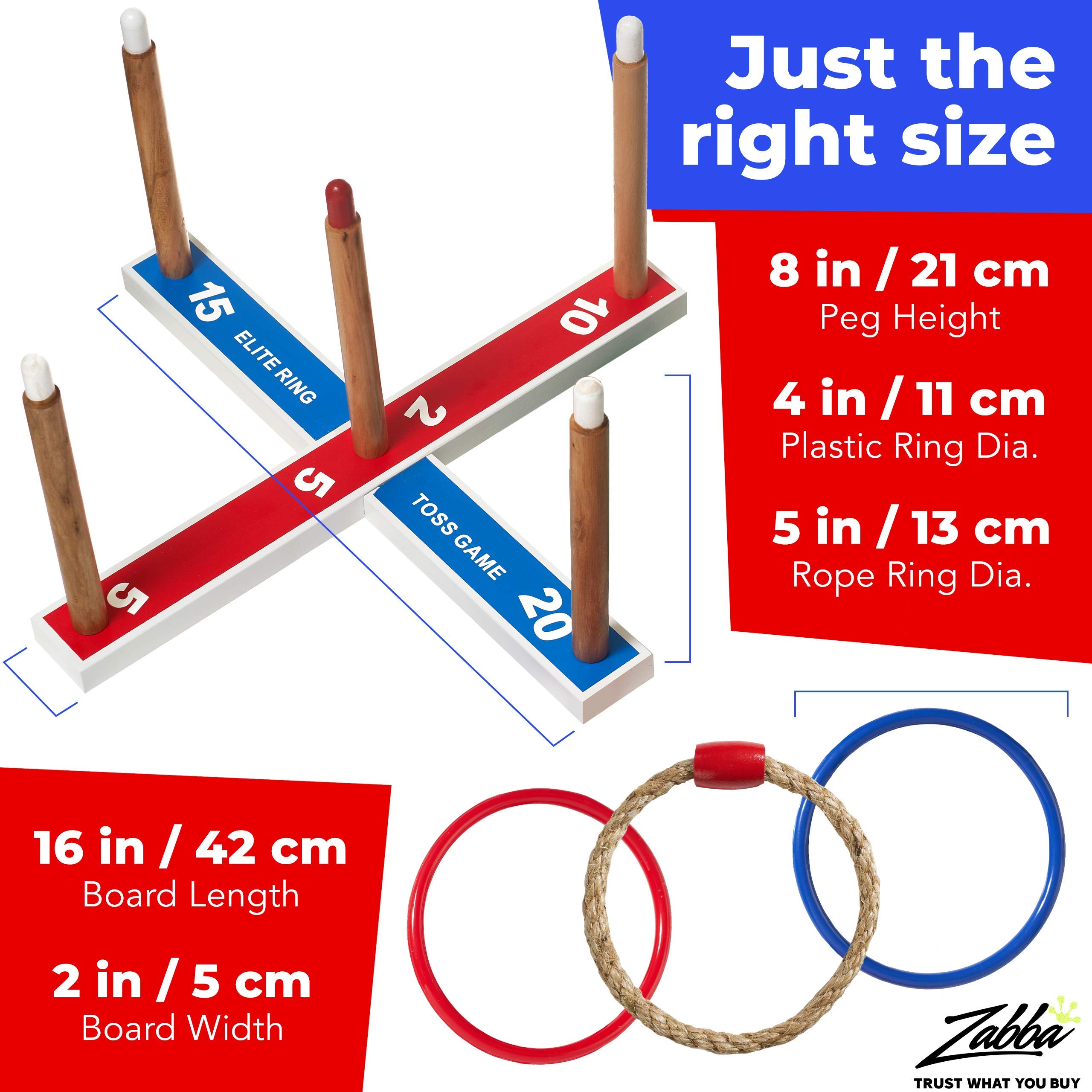 Wooden Ring Toss Game set for child & Adult-Outdoor game set