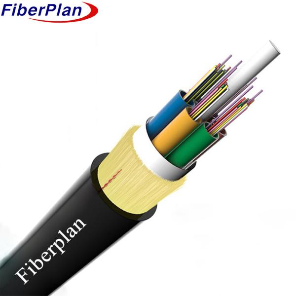 Double Sheath Kevlar Yarn Reinforced Adss Fiber Optic Cable Manufacturer Fiber