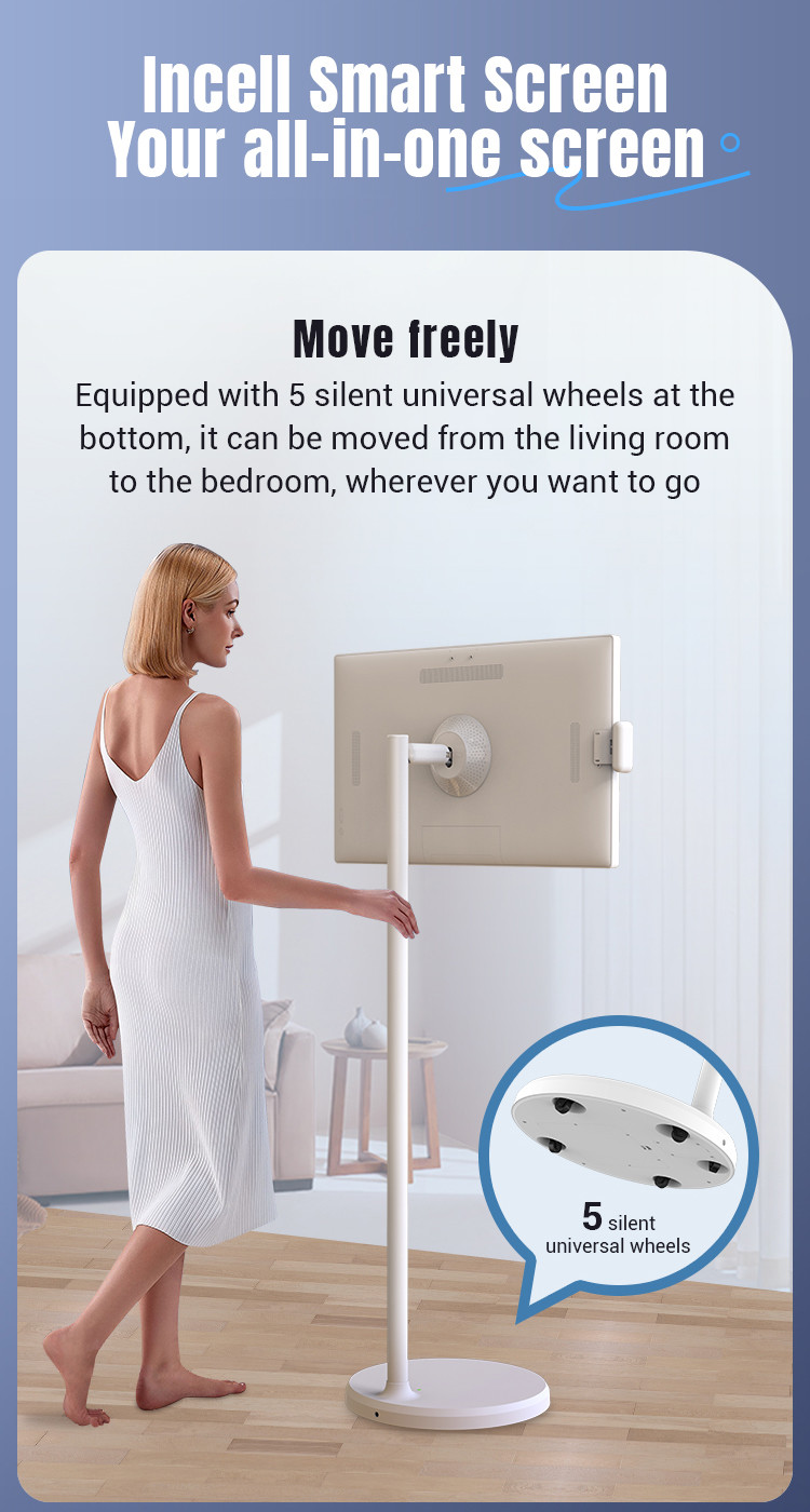 stand by me tv 27 32 inch smart screen touch screen portable tv movable rechargeable standbyme lcd smart TV