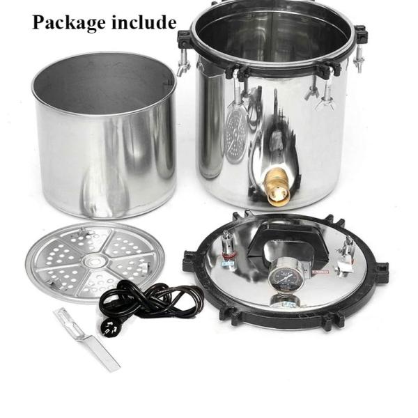 24L class N standard LCD display Automatic protect Microcomputer control Hospital steam sterilizer autoclave dental