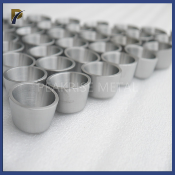 99.95% Purity Machined Tungsten Crucibles 19.3 G/Cm3 Melting Metal Tungsten Crucible For Laboratory Testing