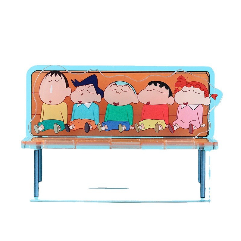 Wholesale Double-Layer Transparent Acrylic Stands for Cute Cartoon and Alien Characters Gaming and Anime Figures