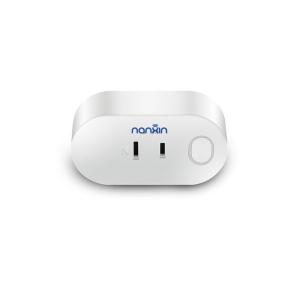 Smart Wi-Fi Plug Mini, 15A with Enerygy Monitoring, Space-saving Design, PSE and
