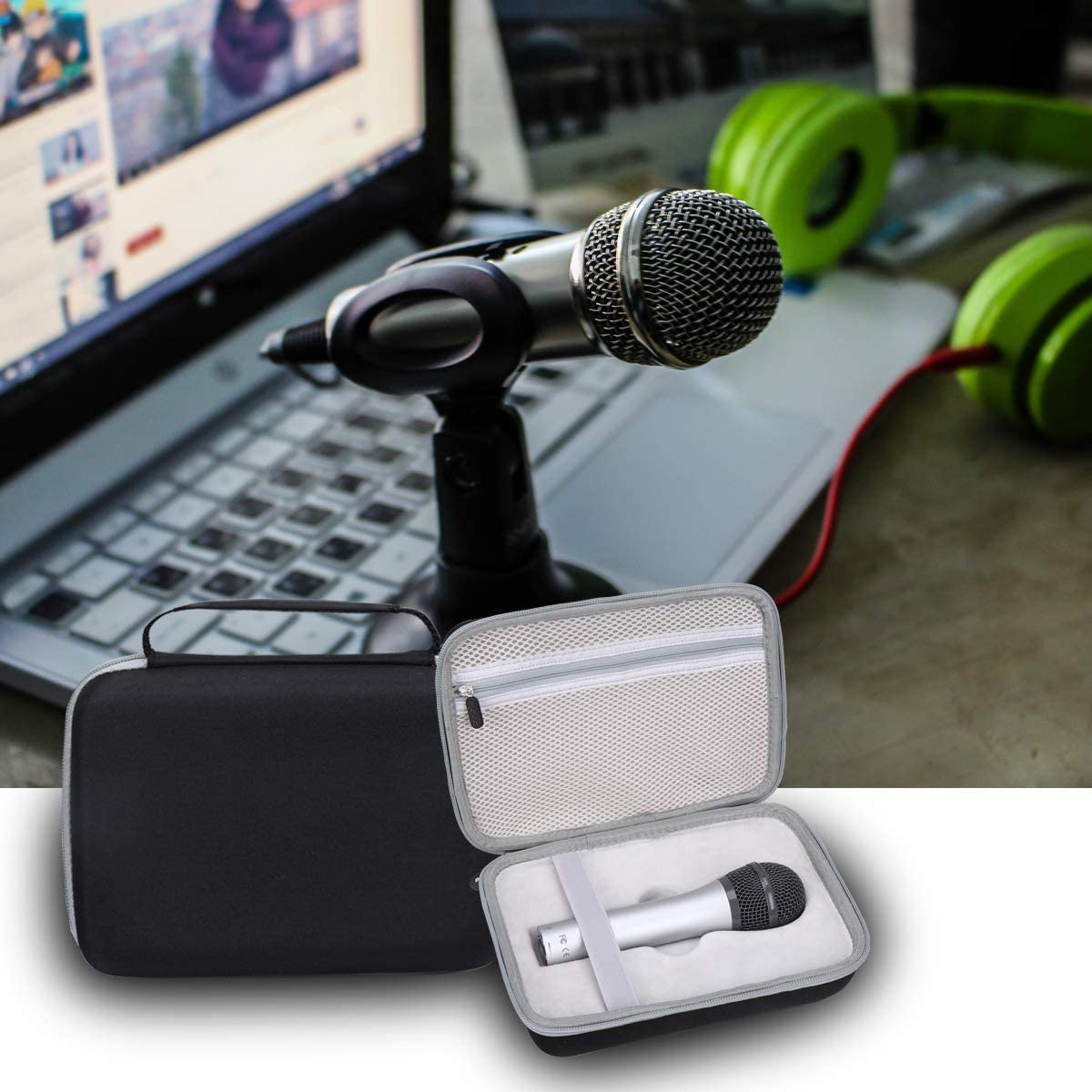 H3.5 in Storage Travel Case , Wireless Karaoke Microphone Case