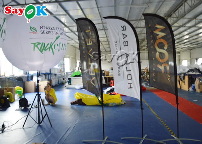 Outdoor Party Tent Portable Inflatable Air Knife Flag Folding Tent For Promotion / Advertising