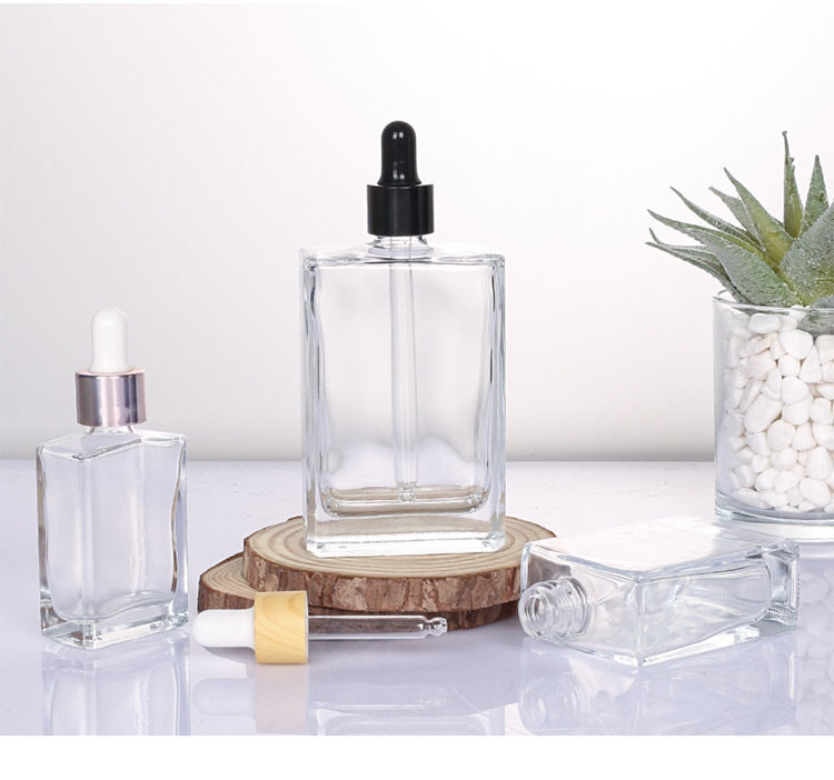 Customized Closure and Color 20g 30g 50g Dropper Bottle for Essential Oil Perfume