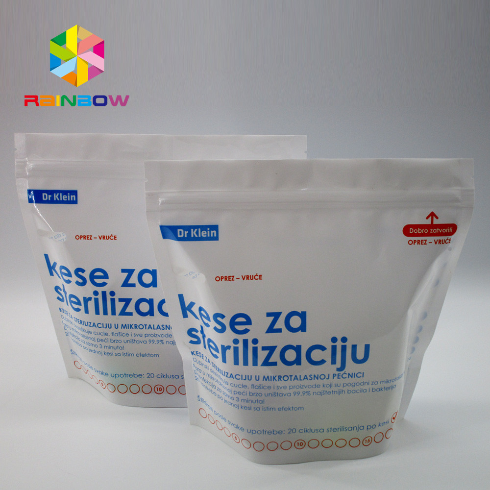 Food Grade Food Vacuum Seal Bags High Temperature Plastic Standing Retort Pouch
