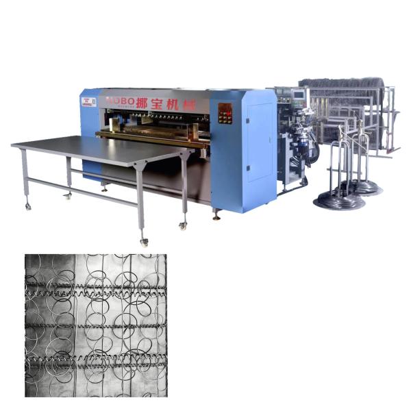 Quality High-Efficiency Automatic Mattress Wire Drawing Spring Assembly Machine for Maximum Output for sale
