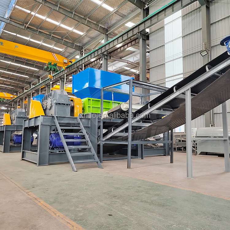 Industrial Metal Shredder Plastic Film Plastic Shredder Machine Waste Plastic pp Pe Baled Film Shredder