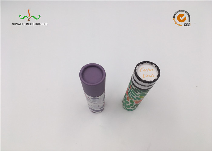 2 Packs Custom Printed Paper Tubes Boxes Cardboard Art Tubes Logo Hot Stamping