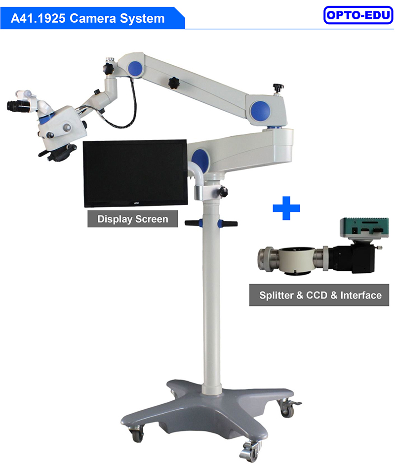 One Head Surgical Operating Microscope 0-200° Manual Zoom 2.5x~21x Dental ENT A41.1925